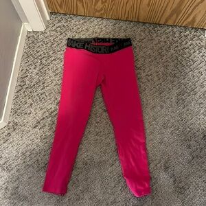 Pink flag not fail make history leggings size small